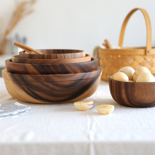 Luxury Acacia Wooden Bowl