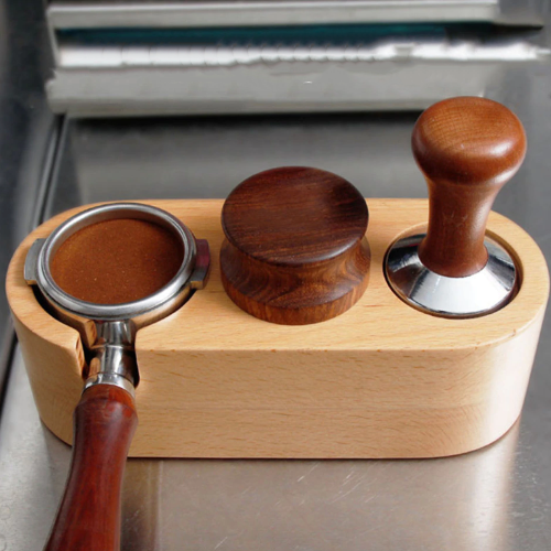 Barista Wood Crafted Accessory Holder