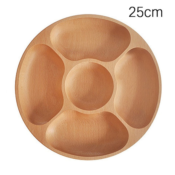 Compact Wooden Saucer