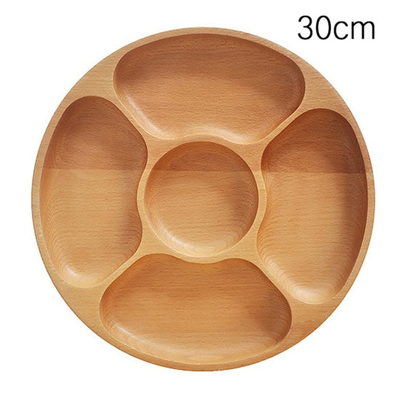 Compact Wooden Saucer